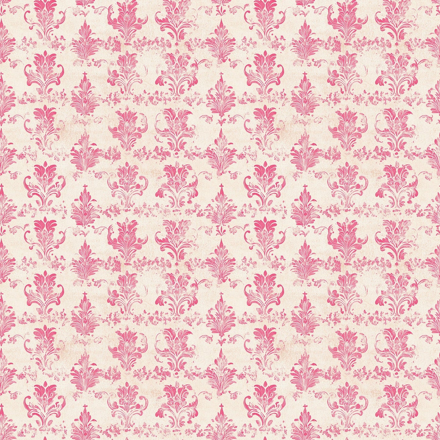 Vintage Pink Patterns Pattern 7 Quilting Cotton Fabric