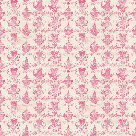 Vintage Pink Patterns Pattern 7 Quilting Cotton Fabric