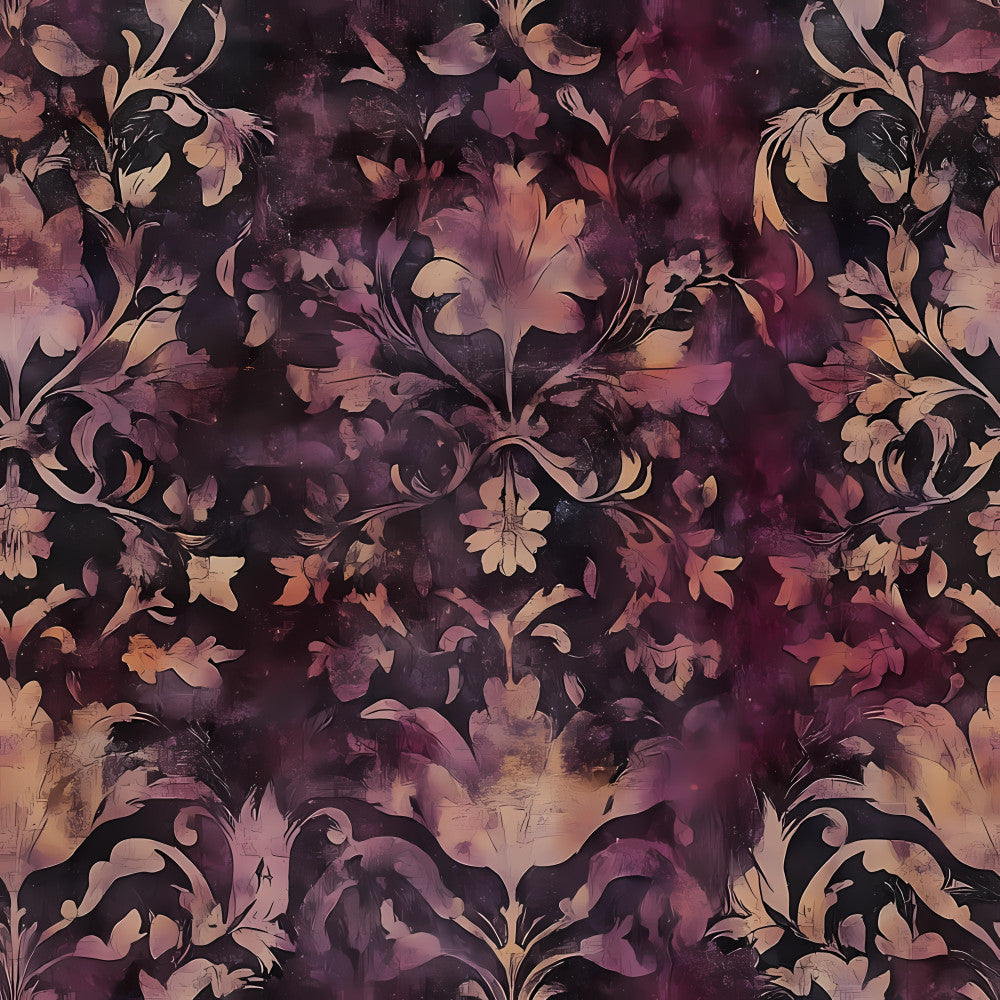 Midnight Harvest Garden Pattern 14 Minky Fabric
