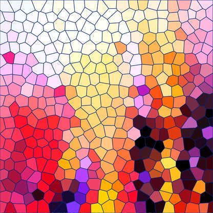 Stained Glass Dreams Pattern 9 Minky Fabric