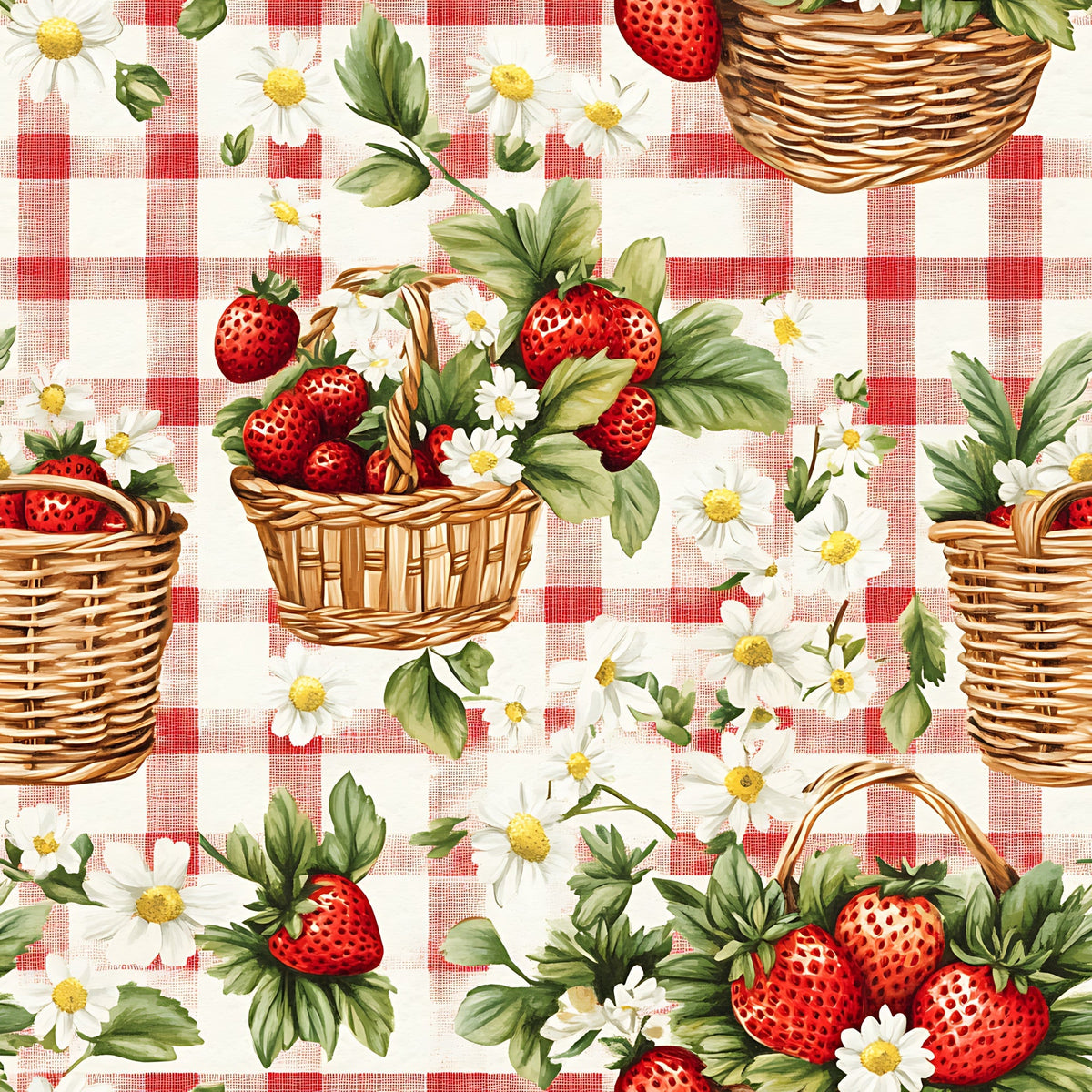 Berry Basket Charm Pattern 17 Minky Fabric