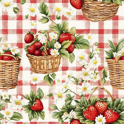 Berry Basket Charm Pattern 17 Minky Fabric
