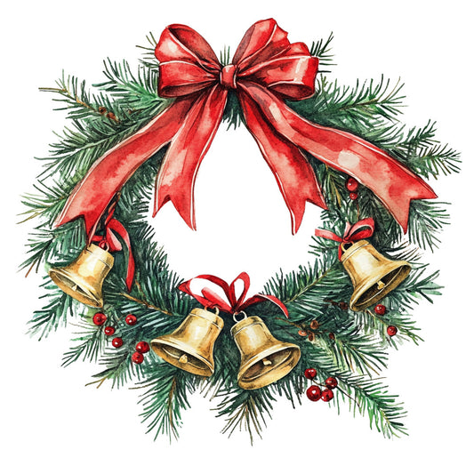 Rustic Christmas Fabric Panel 40