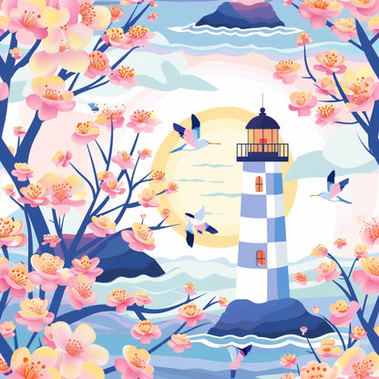 Blossom Beacon Isles Pattern 2 Minky Fabric