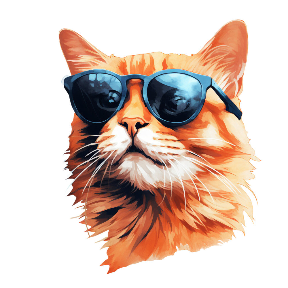 Cats with Sunglasses Fabric Panel 18