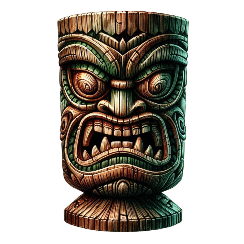 Tiki Cups Fabric Panel 2