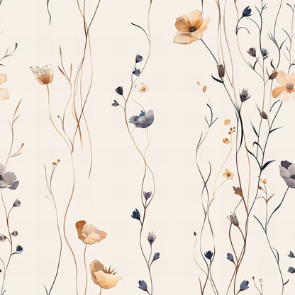 Whispering Stems Pattern 7 Minky Fabric