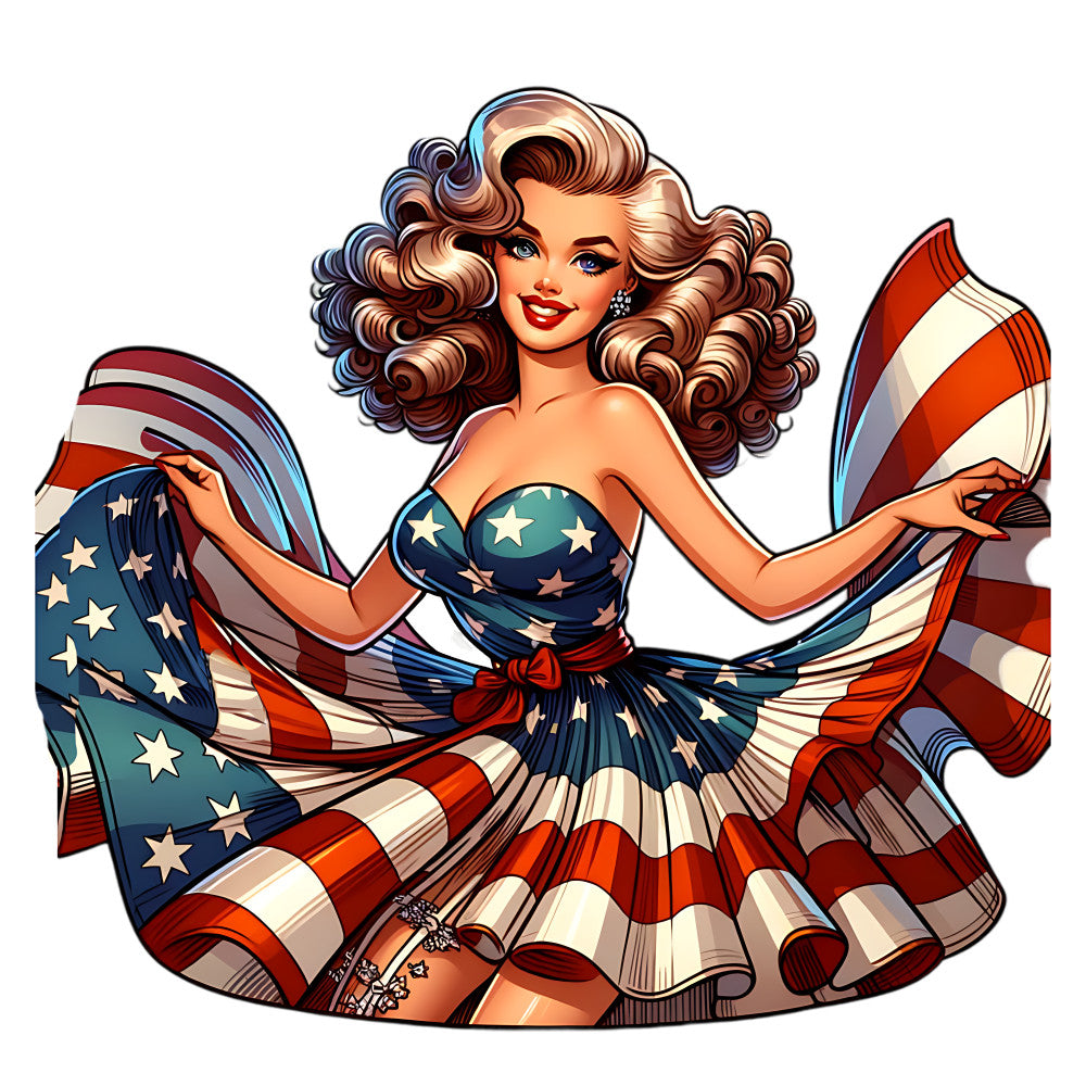 Vintage American Girl Fabric Panel 8