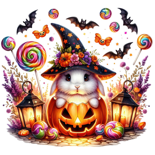 Halloween Wonder Animals Fabric Panel 111