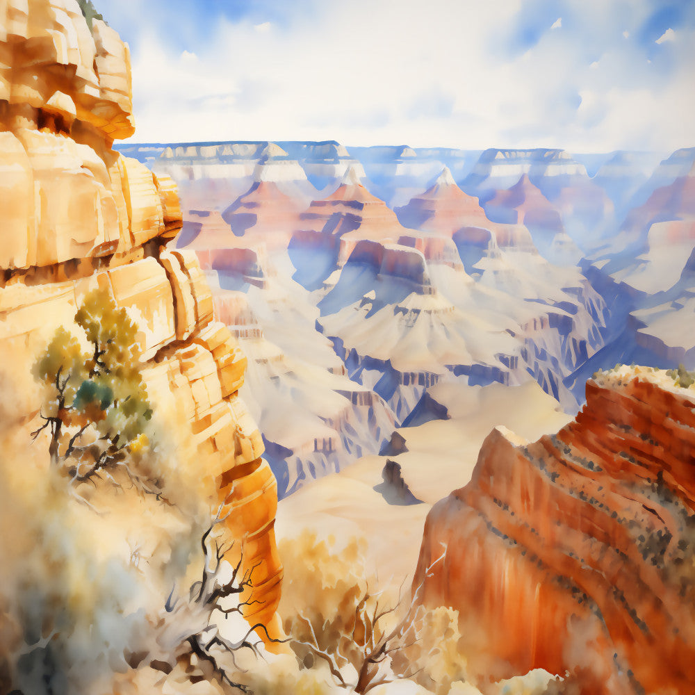 Grand Canyon Landscape Fabric Panel 9