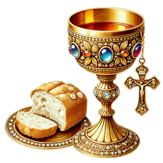 Catholic Symbols Fabric Panel 1