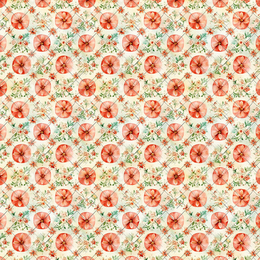 Shabby Rustique Pattern 6 Quilting Cotton Fabric
