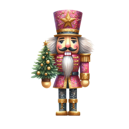 Christmas Nutcracker Scene Fabric Panel 32