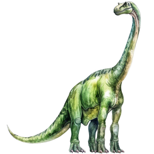 Watercolor Dinosaurs Fabric Panel 2
