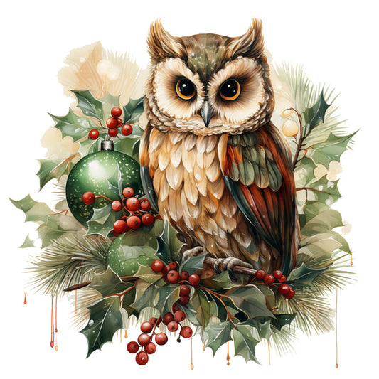 Elegant Christmas Fabric Panel 24