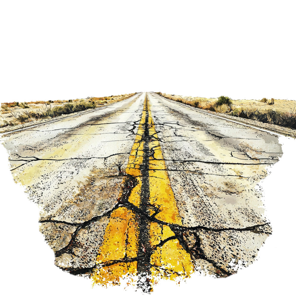 Route 66 Scene Fabric Panel 29