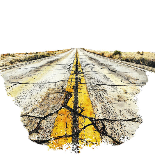 Route 66 Scene Fabric Panel 29