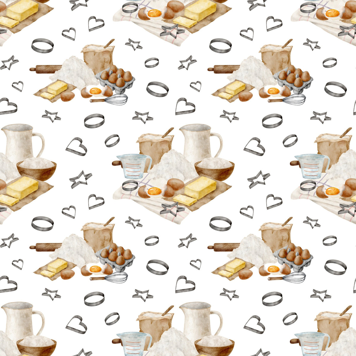 Rustic Bakehouse Pattern 5 Minky Fabric