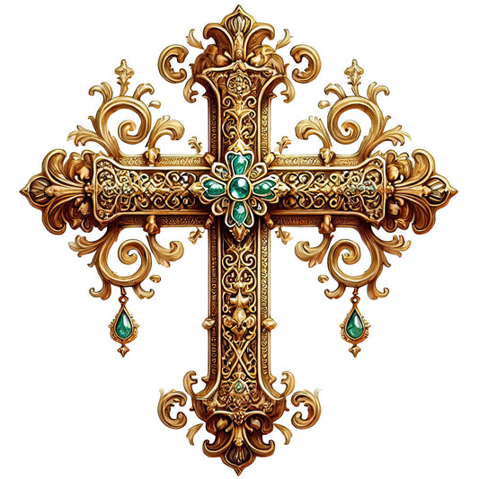 Various Crosses Fabric Panel 15