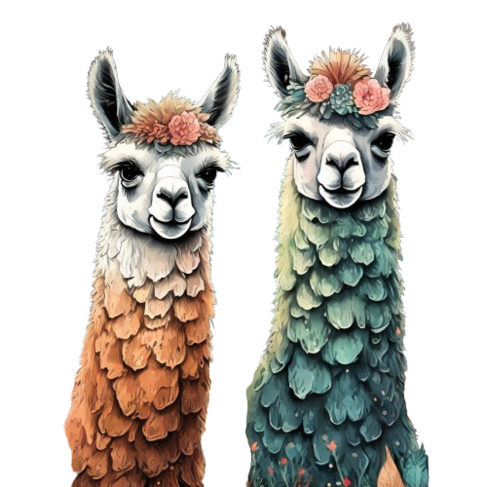 Llama Friends Fabric Panel 12