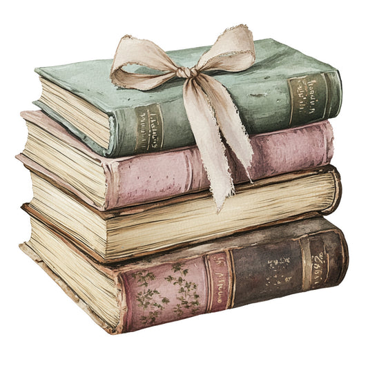 Shabby Chic Books Fabric Panel 20