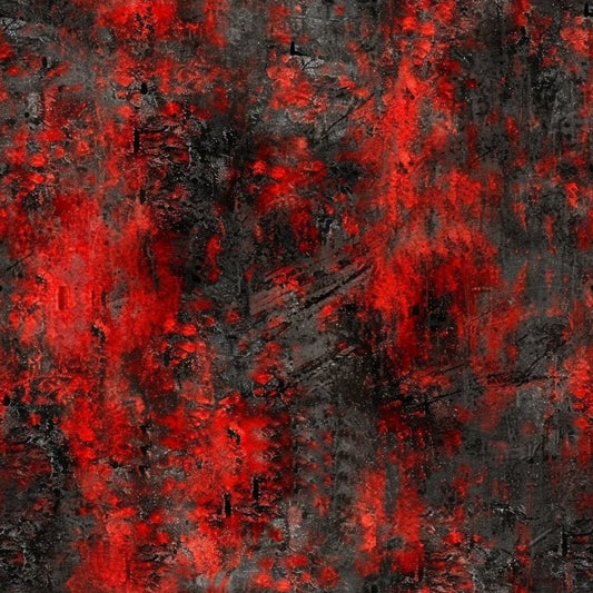 Red and Black Grunge Pattern 8 Quilting Cotton Fabric