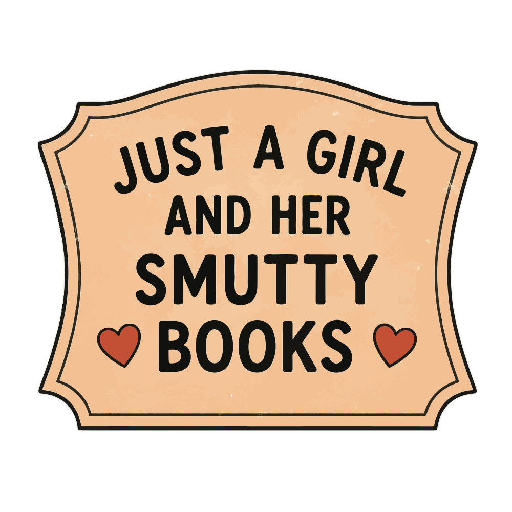 peach, cream, red hearts, humorous, funny, sarcastic, quote, text, typography, book lover, reading, literary, bookish, romance, adult humor, whimsical, casual, modern, inspirational, motivational, gift, novelty, decorative, home decor, wall hanging, tote bag, apparel, warm tones, sentiment, phrase