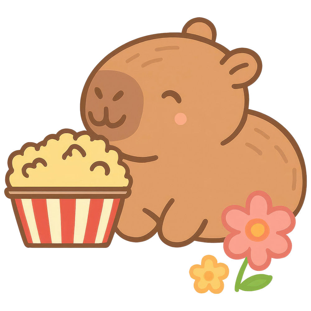 Cartoon Capybara Fabric Panel 13