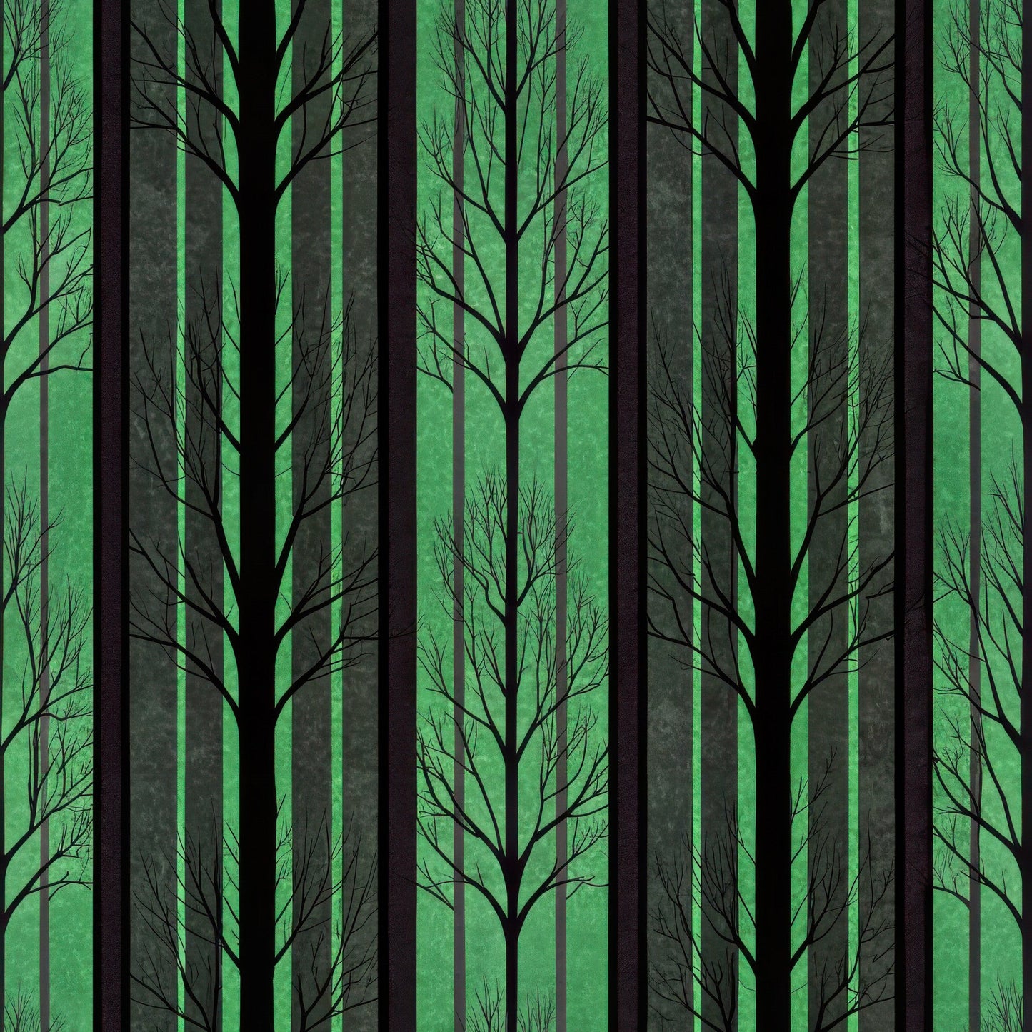 Halloween Gingham and Stripes Pattern 2 Quilting Cotton Fabric