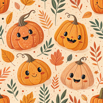Retro Halloween Pattern 18 Quilting Cotton Fabric