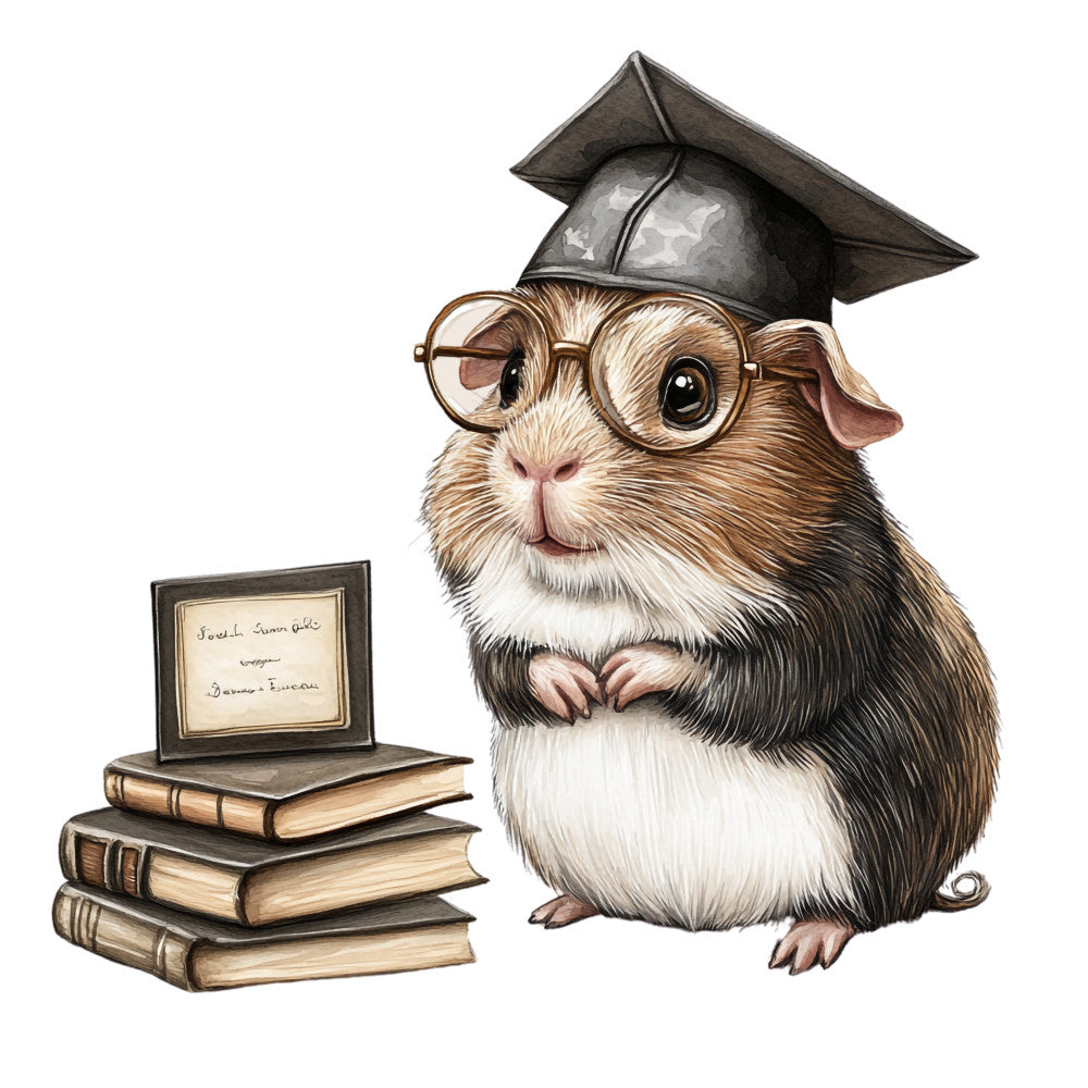 Cute Guinea Pigs Fabric Panel 1