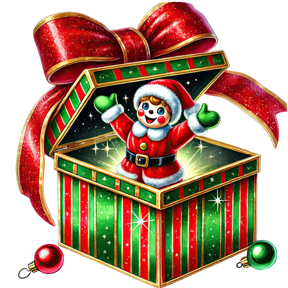 Christmas Toys Fabric Panel 6