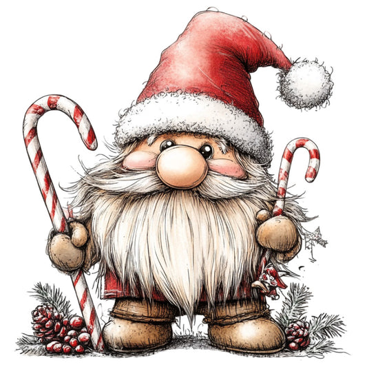 1st Whimsical Christmas Fabric Panel 90