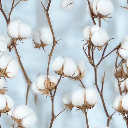 Ivory Boll Harvest Pattern 8 Minky Fabric