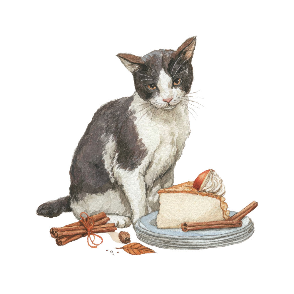 Cozy Autumn Cats Fabric Panel 33