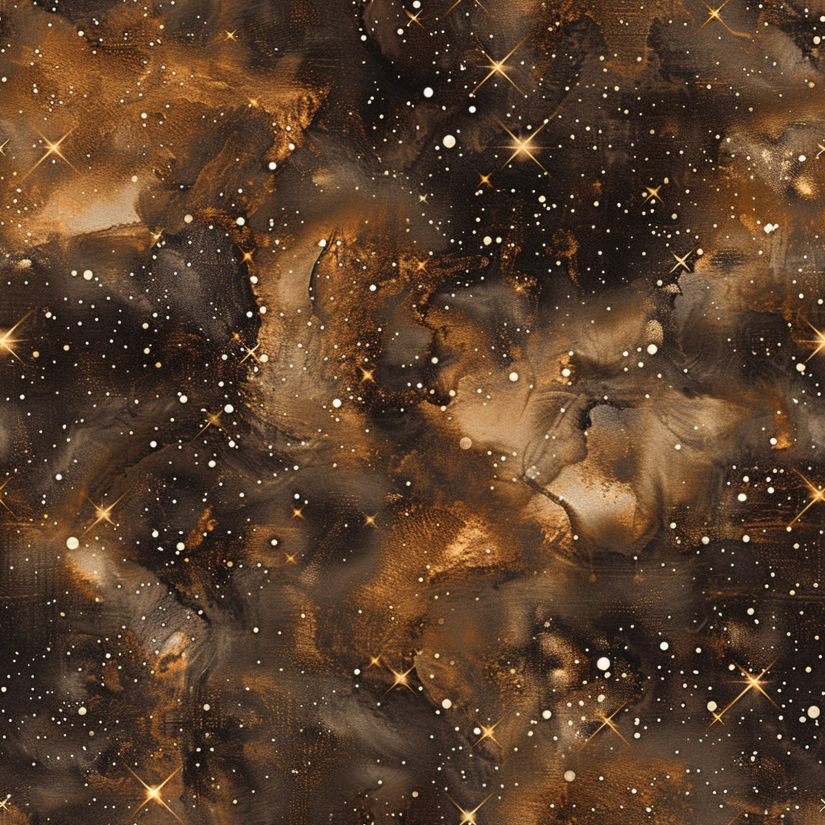 Copper Nebula Pattern 9 Minky Fabric
