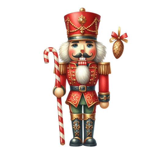 Christmas Nutcracker Scene Fabric Panel 15