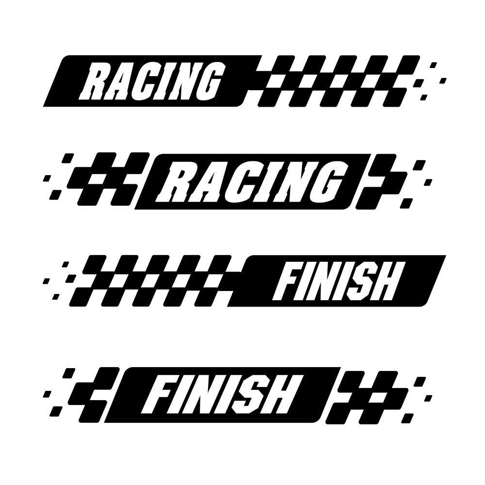 Racing Finish Fabric Panel 1