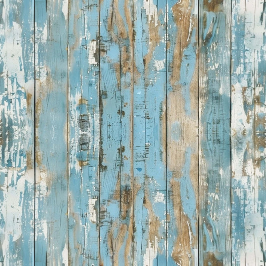 Vintage Farmhouse Blue Pattern 12 Quilting Cotton Fabric
