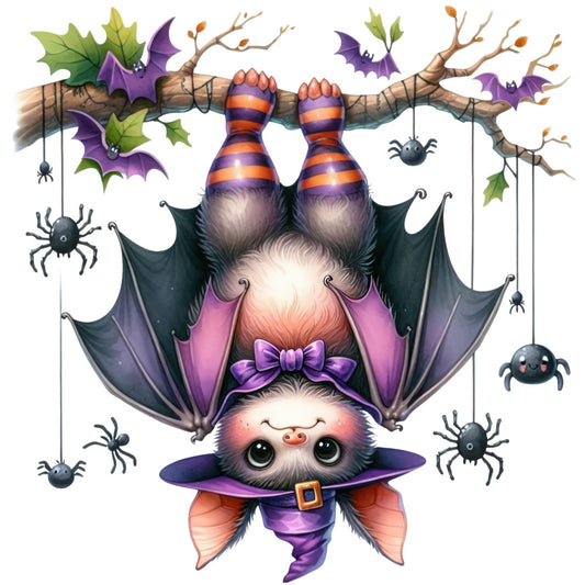 Halloween Wonder Animals Fabric Panel 18