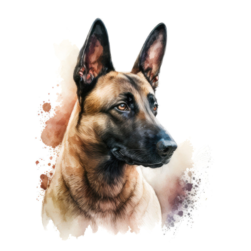 Belgian Malinois Dog Fabric Panel 2