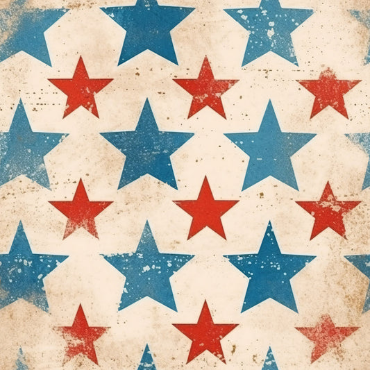 Distressed Patriotic Pattern 2 Quilting Cotton Fabric