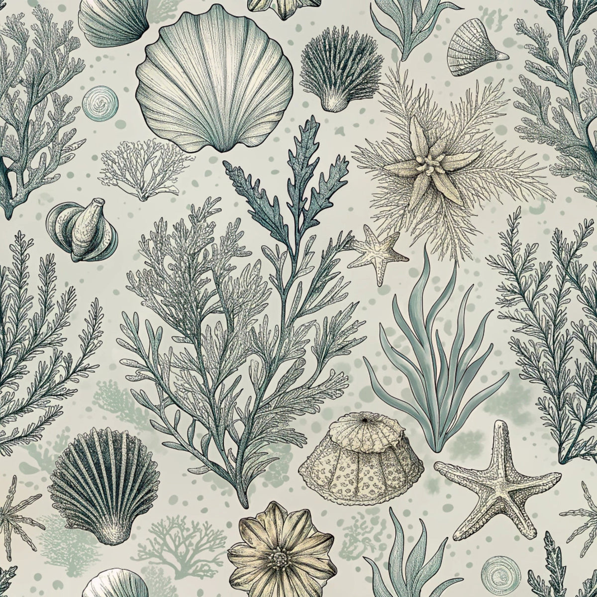 Reef Reverie Pattern 8 Minky Fabric