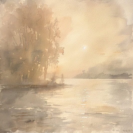 Normandy Travel Art Fabric Panel 15