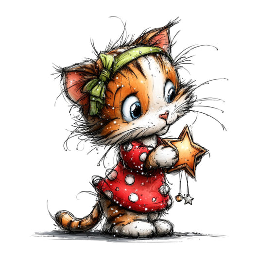 1st Whimsical Christmas Fabric Panel 47