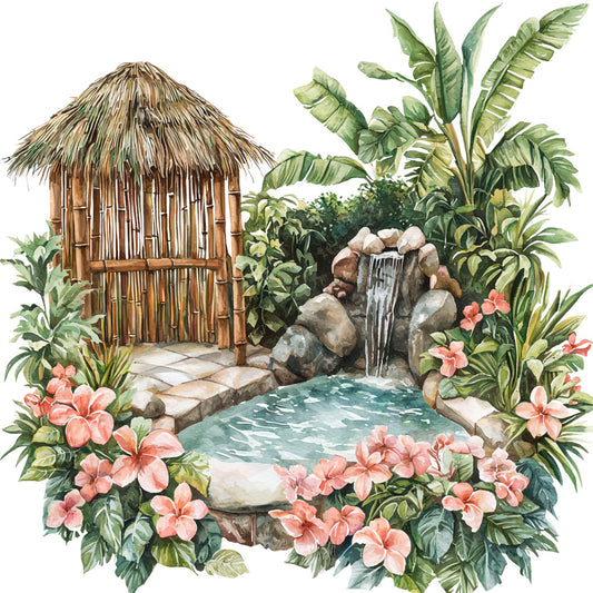 Thailand Resort Fabric Panel 11