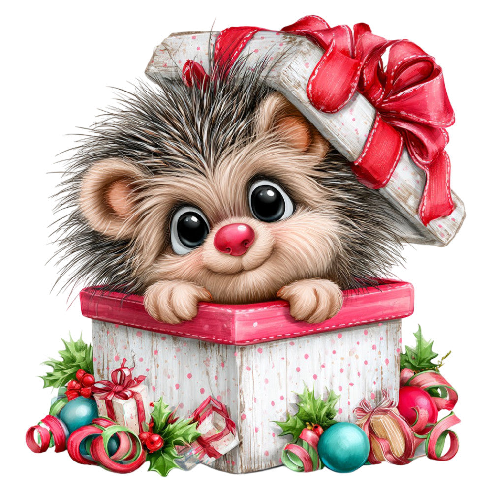 cute kitten, fluffy cat, holiday, christmas, festive, red ribbon, gift box, white polka dot, coral pink, forest green, turquoise blue, cream white, whimsical, charming, playful, animal, kitten face, wrapped present, ornaments, decorative bow, winter, seasonal, baby, children, sweet, adorable, festive cheer, gift theme, stocking stuffer