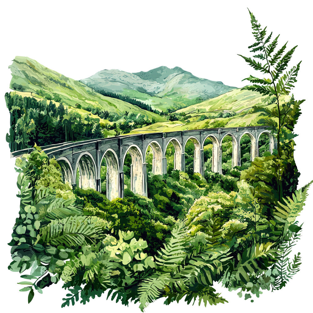 Landscapes of Scotland Fabric Panel 14