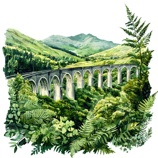 Landscapes of Scotland Fabric Panel 14