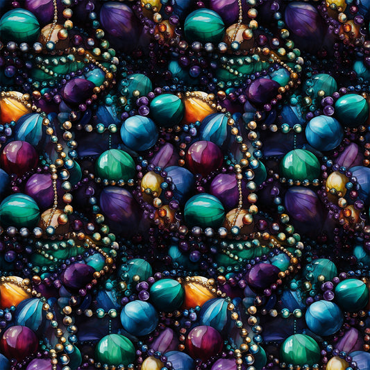 Masquerade Jewels Pattern 6 Minky Fabric